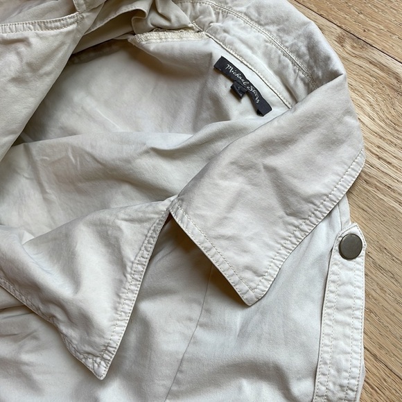 Michael Stars jacket Moto Trench Coat - Picture 12 of 13